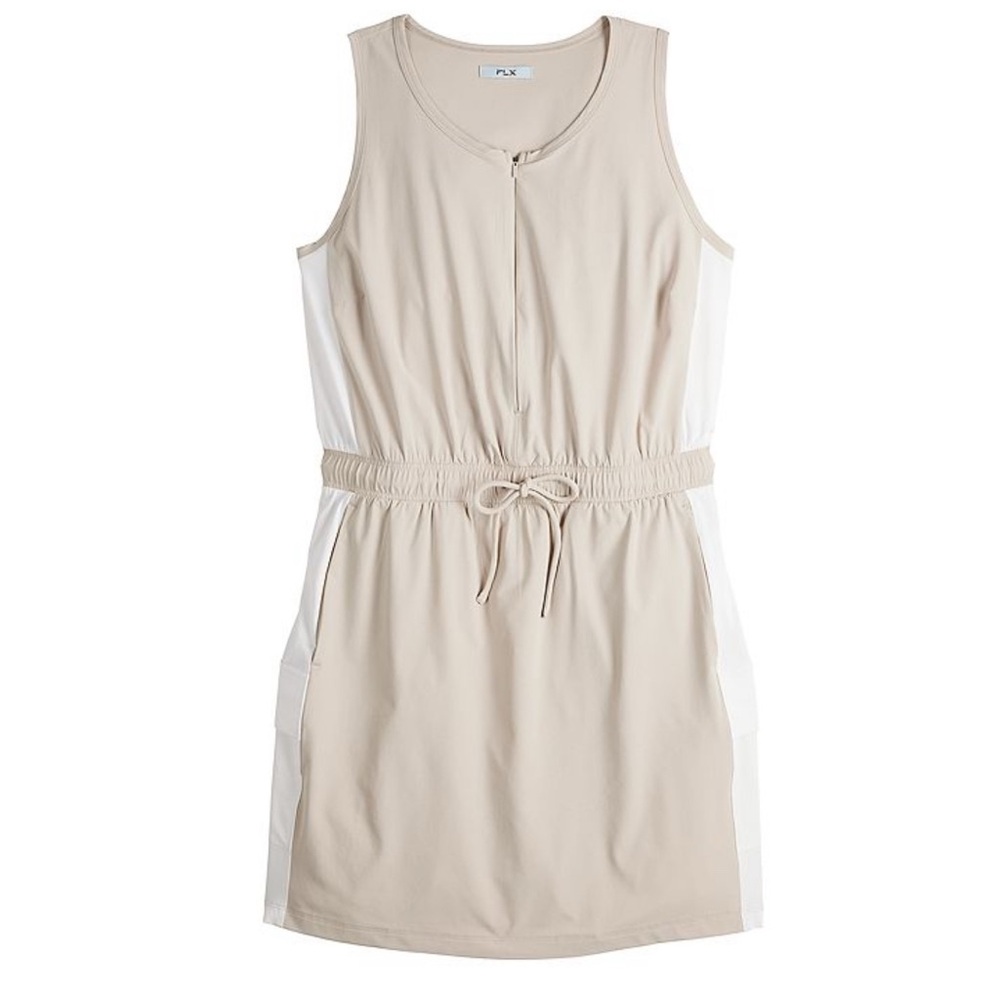 Women's FLX Dress With Built-In Shorts Color Frost Bite NWT Size Small - Picture 2 of 9